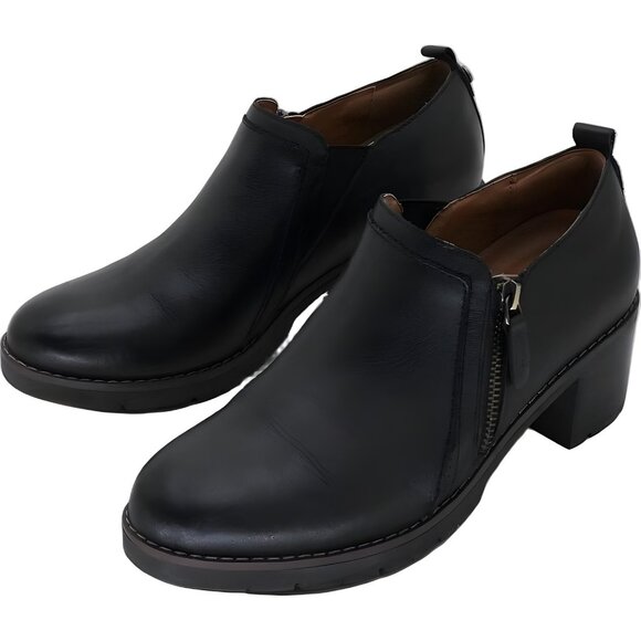 Easy Spirit Eflex Cosa Black Block Heel Slip-On Booties Women's US 8M - Picture 2 of 6